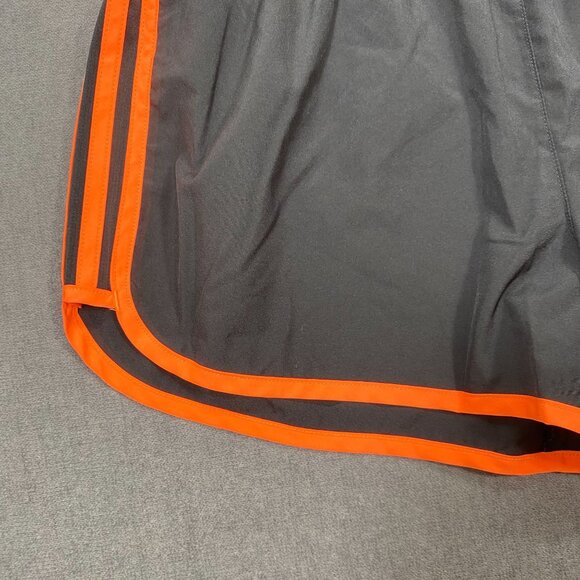 Adidas M3 Running Climalite Athletic Shorts Blaack/Orange Womens Size Medium - Picture 7 of 10